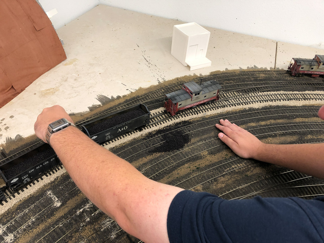 Coal spill in Ricksburg