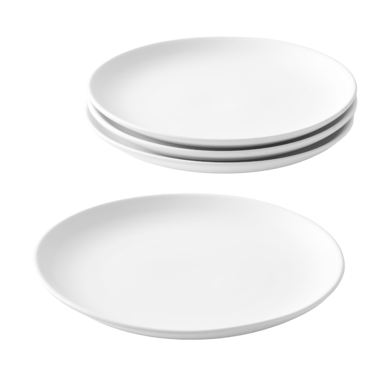 

Open Kitchen by Williams Sonoma Matte Coupe Salad Plates, Each, White