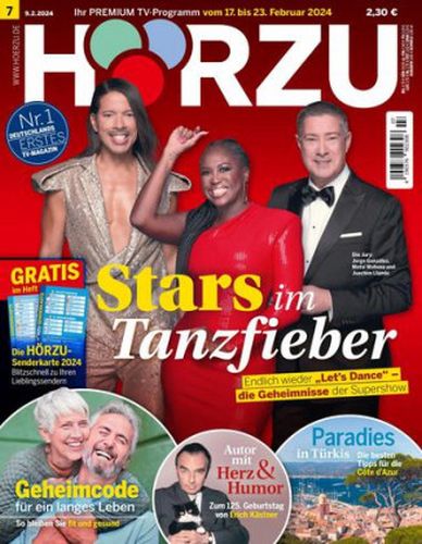 Cover: Hörzu Fernsehzeitschrift No 07 vom 09  Februar 2024