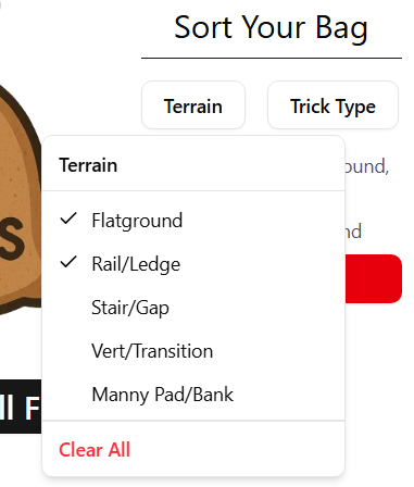 Bag Of Tricks - Terrain Filter