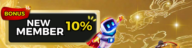 BONUS NEW MEMBER 10%