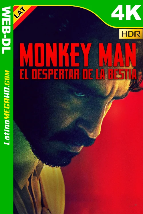 Monkey Man: El despertar de la bestia (2024) Latino UltraHD HEVC HDR10+ AMZN WEB-DL 2160P