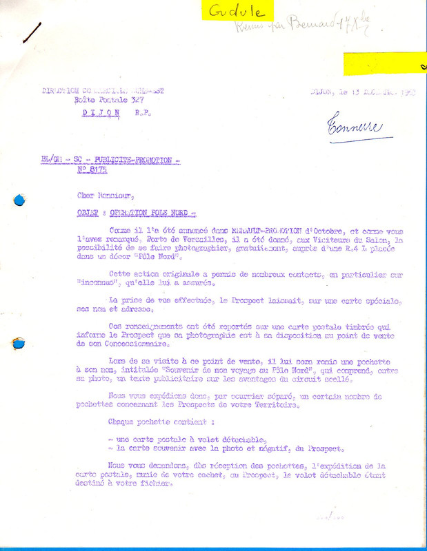 1963-12-13 - R4 Pôle Nord - courrier (1)