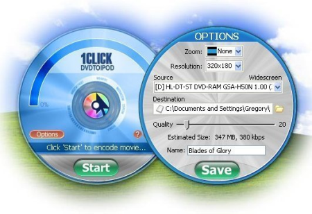 1CLICK DVDTOIPOD 3.2.1.6