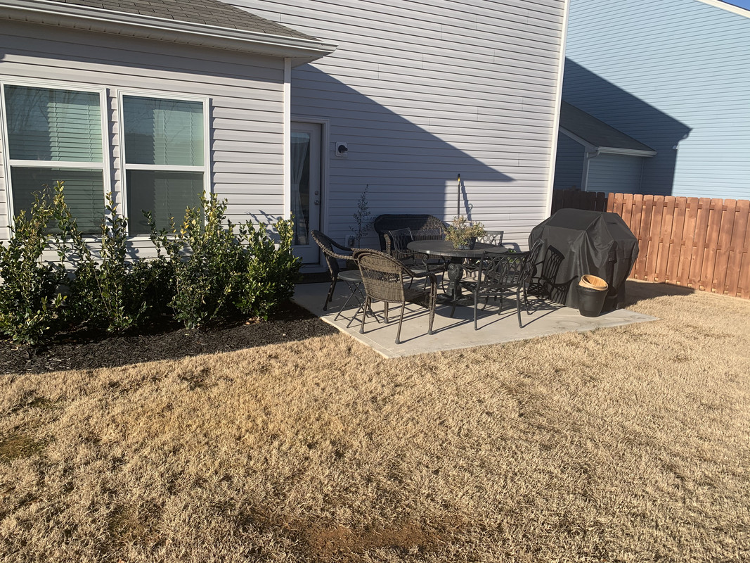 Adding more patio to a concrete slab Lawn Care Forum