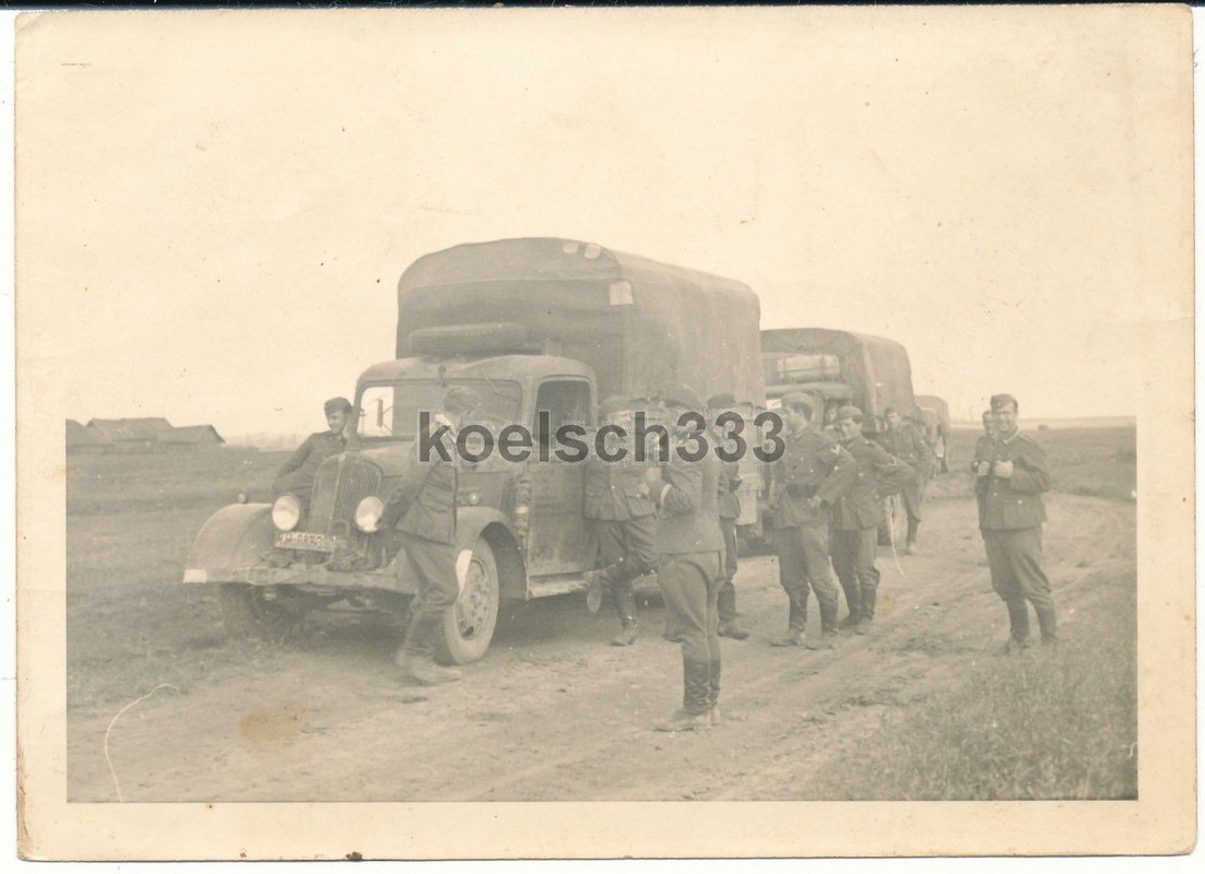 Foto Russland - Der Spieß und seine Männer mit f