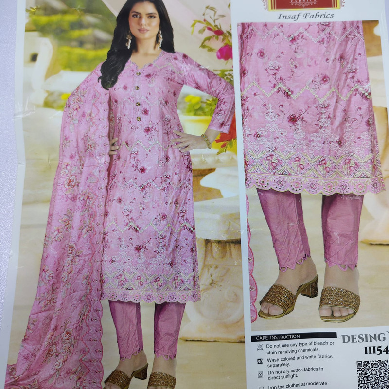 New Exclushive Collection High Qualitiey Cotton Printed Three Piece