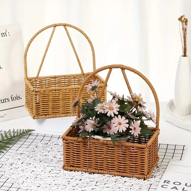 Rustic Woven Basket