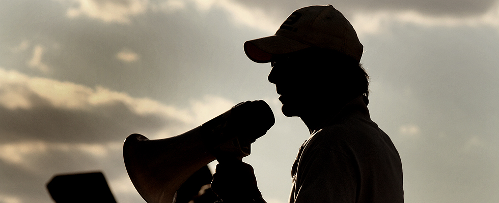 IMG_5205-MBay-w-megaphone-rubble-silhouette-Gary