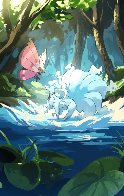 vivillon-and-alolan-ninetales-pokemon-dr