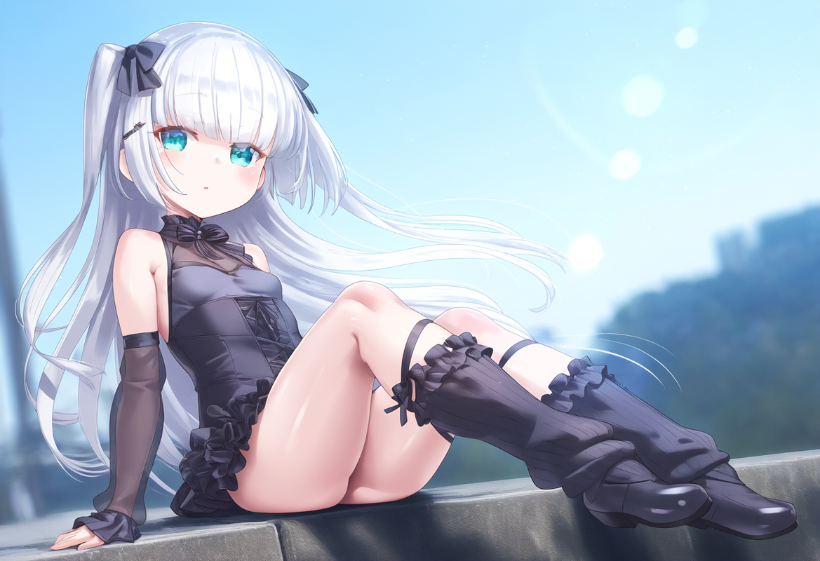 1girl, ks (xephyrks), NDGD, ohlia, {kobayashi ritz}, reoen, {{{outdoors, photo b s-1909050756