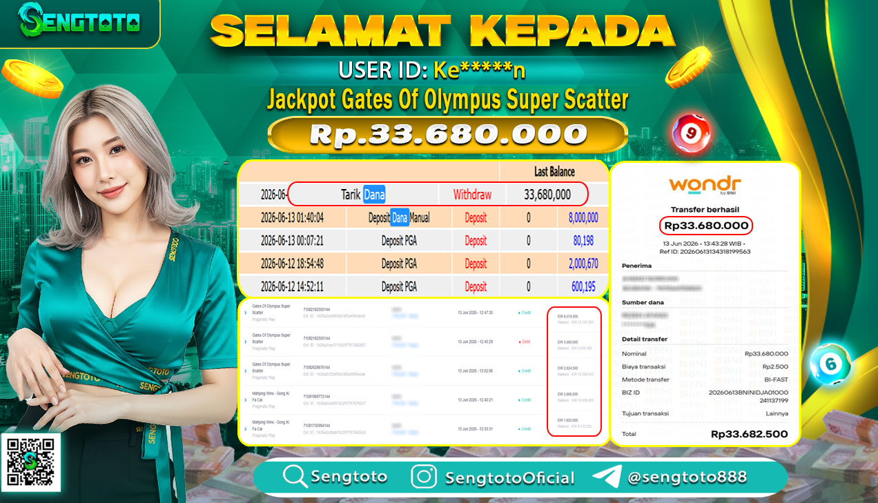 BUKTI PEMBAYARAN SLOT  GATES OF OLYMPUS SUPER SCATTER