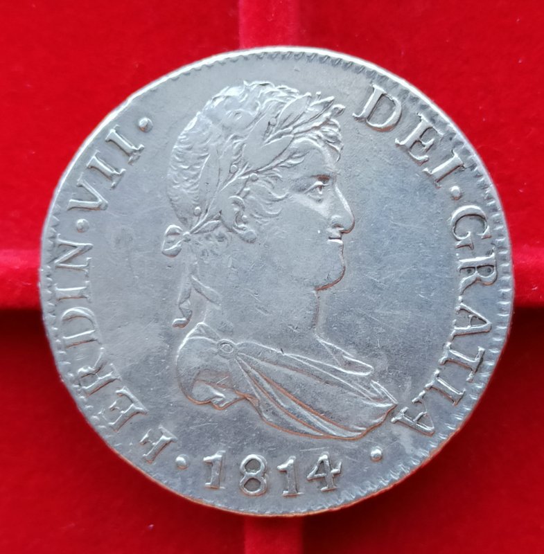 Fernando VII 8 reales 1814 Cádiz 66