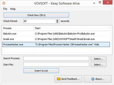 VovSoft Keep Software Alive 1.7