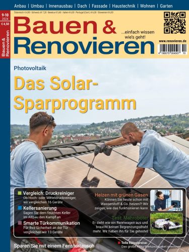 Cover: Bauen und Renovieren Magazin No 09-10 2024