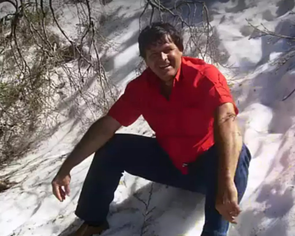 Luis durante viagem para a Argentina