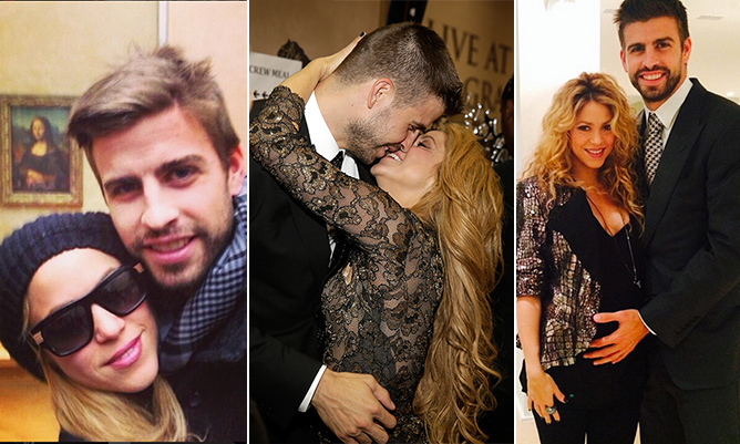 Pique and Shakira