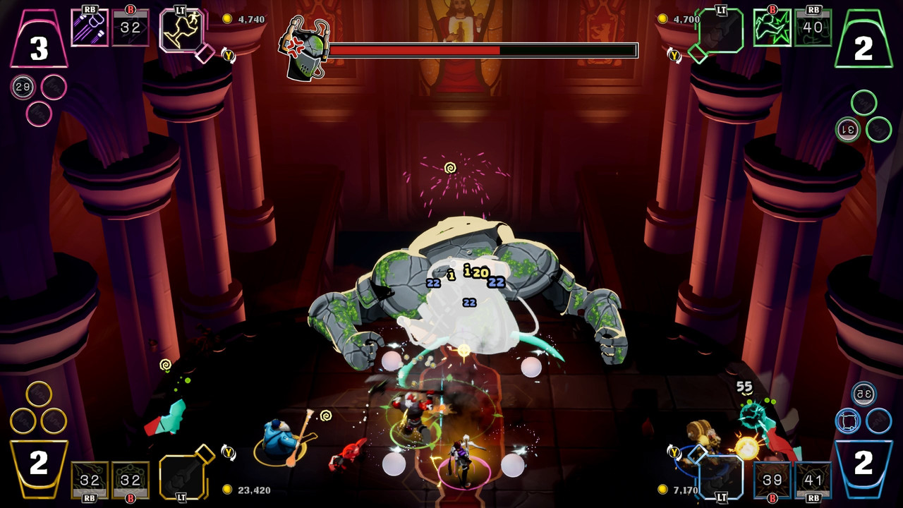 Brews & Bastards 4-player gameplay