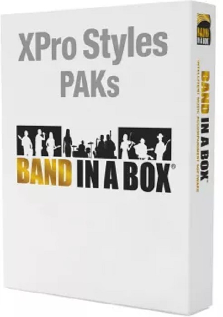 PG Music XPro Styles PAKs 4 for Band-in-a-Box and RealBand PG Music XPro Styles PAKs 4 for Band-in-a-Box and RealBand