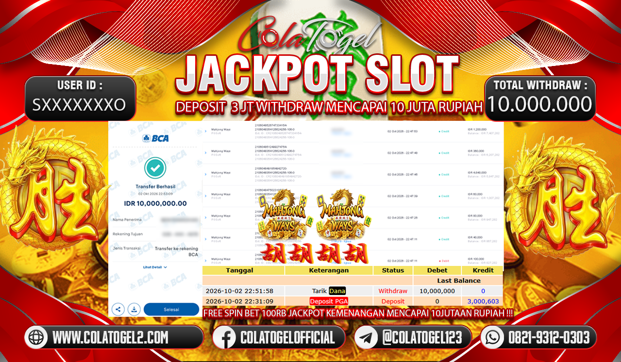 JACKPOT SLOT GACORR !!!
