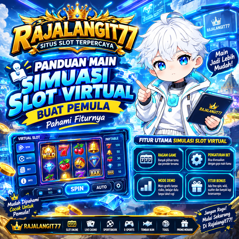 Rajalangit77 Panduan Main Simulasi Slot Virtual buat Pemula - Pahami Fiturnya