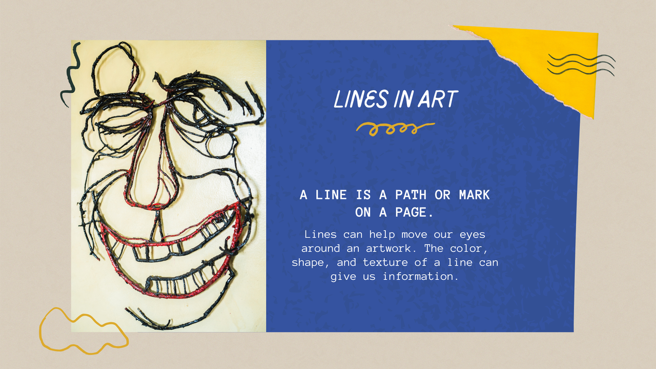 Elements of Art - Lines and Shapes Presentation