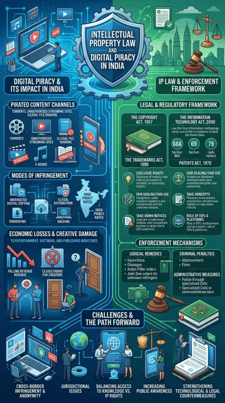 Intellectual Property Law and Digital Piracy in India