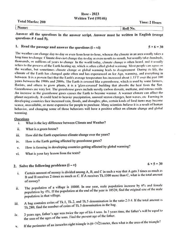 Combined 9 Bank Senior Officer Written Exam Question Solution 2024 1