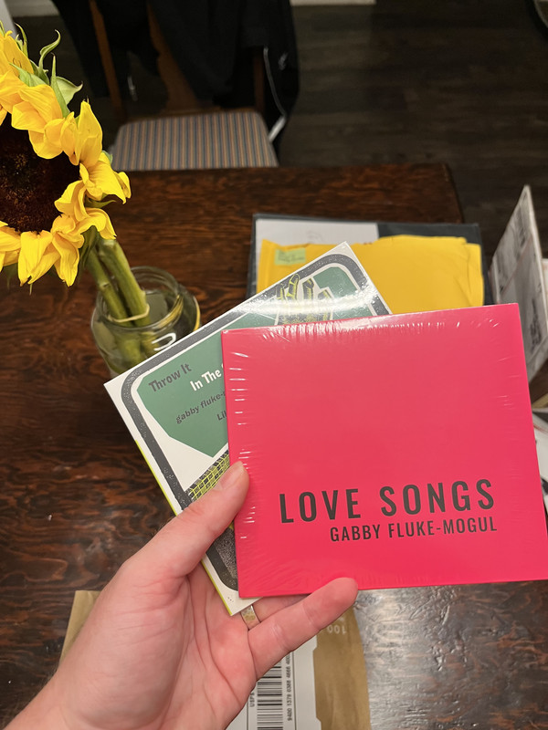 two gabby fluke-mogul cds: love songs and throw it in the sink