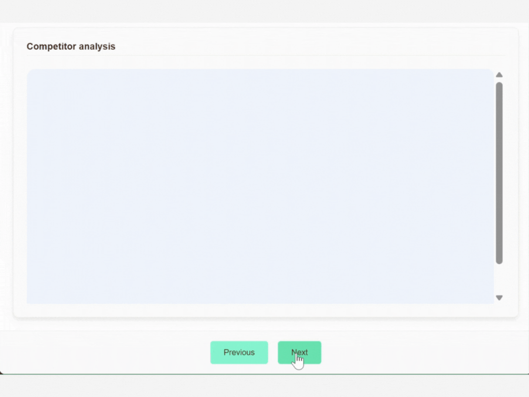 Competitor analysis