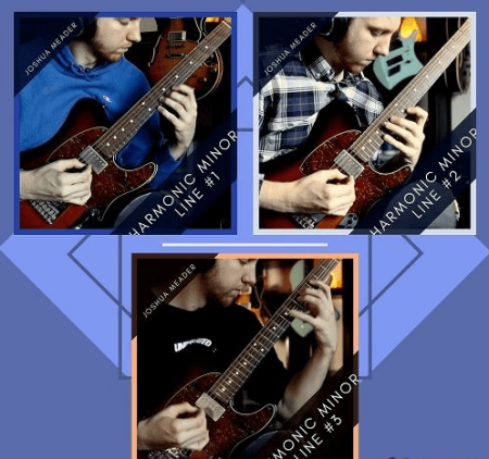Joshua Meader ALL THREE Harmonic Minor Lines TUTORiAL