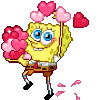 spongebob spreading love to the world