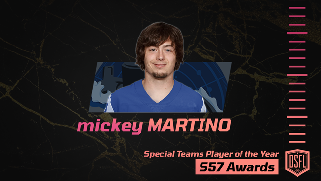 010 DSFL special teams player of the year WIN