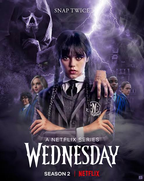 Wednesday Season 2 Poster