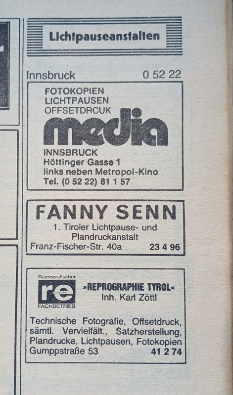 Lichtpaus Manware 1980