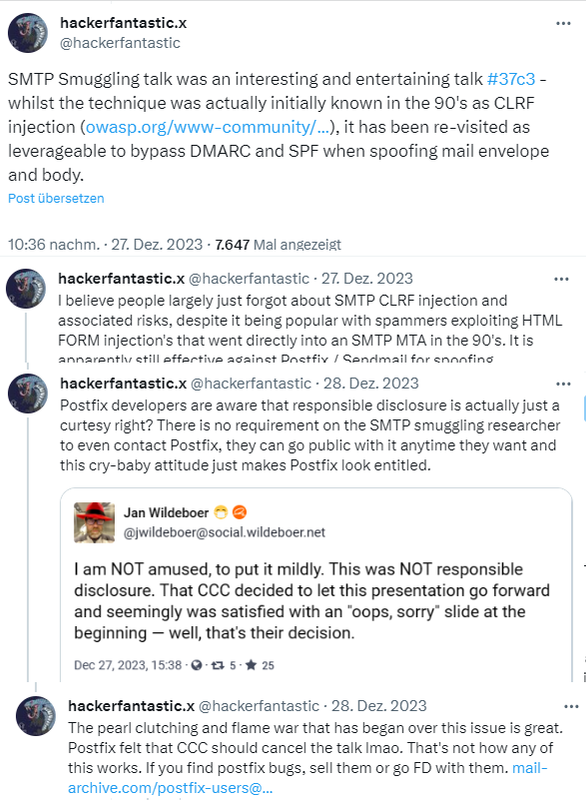 SMTP Smuggeling