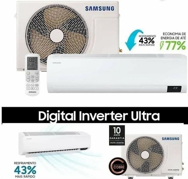 Ar Condicionado Split Samsung Digital Inverter Ultra 12.000 Btus Frio