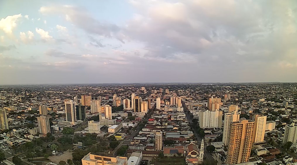 Campo Grande nesta manhã de segunda-feira