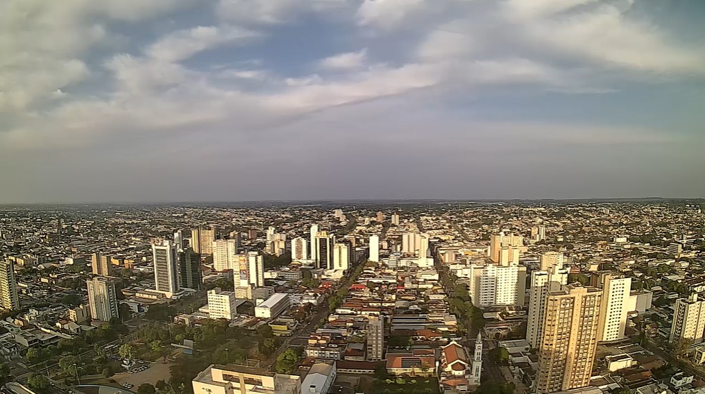 Campo Grande nesta manhã de quarta-feira