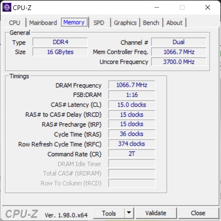 DDR-4 3000 MHz using 2132 according to CPU-Z : r/techsupport