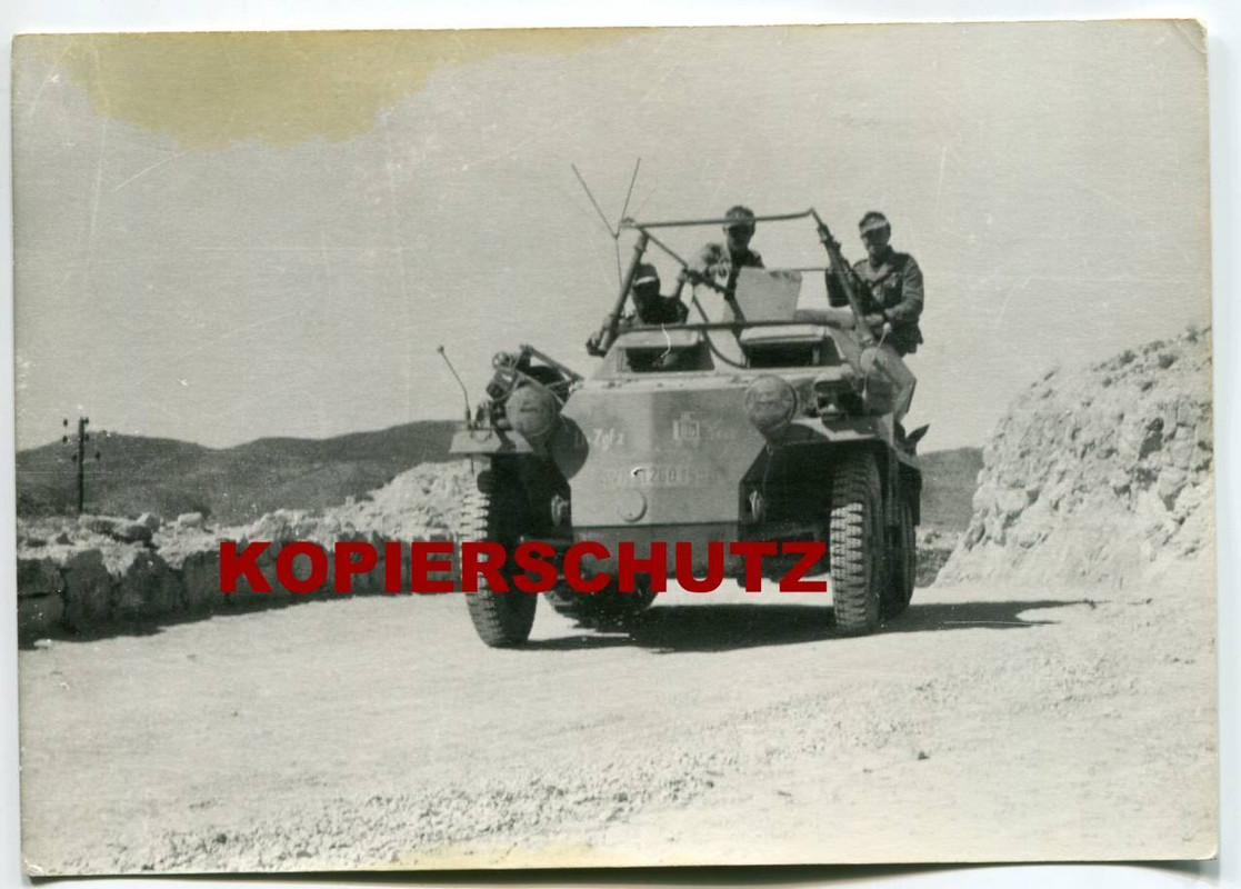 Foto Halbkette SdKFZ Schützenpanzer Afrika DAK