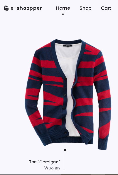 E-shopper e-commerce template preview