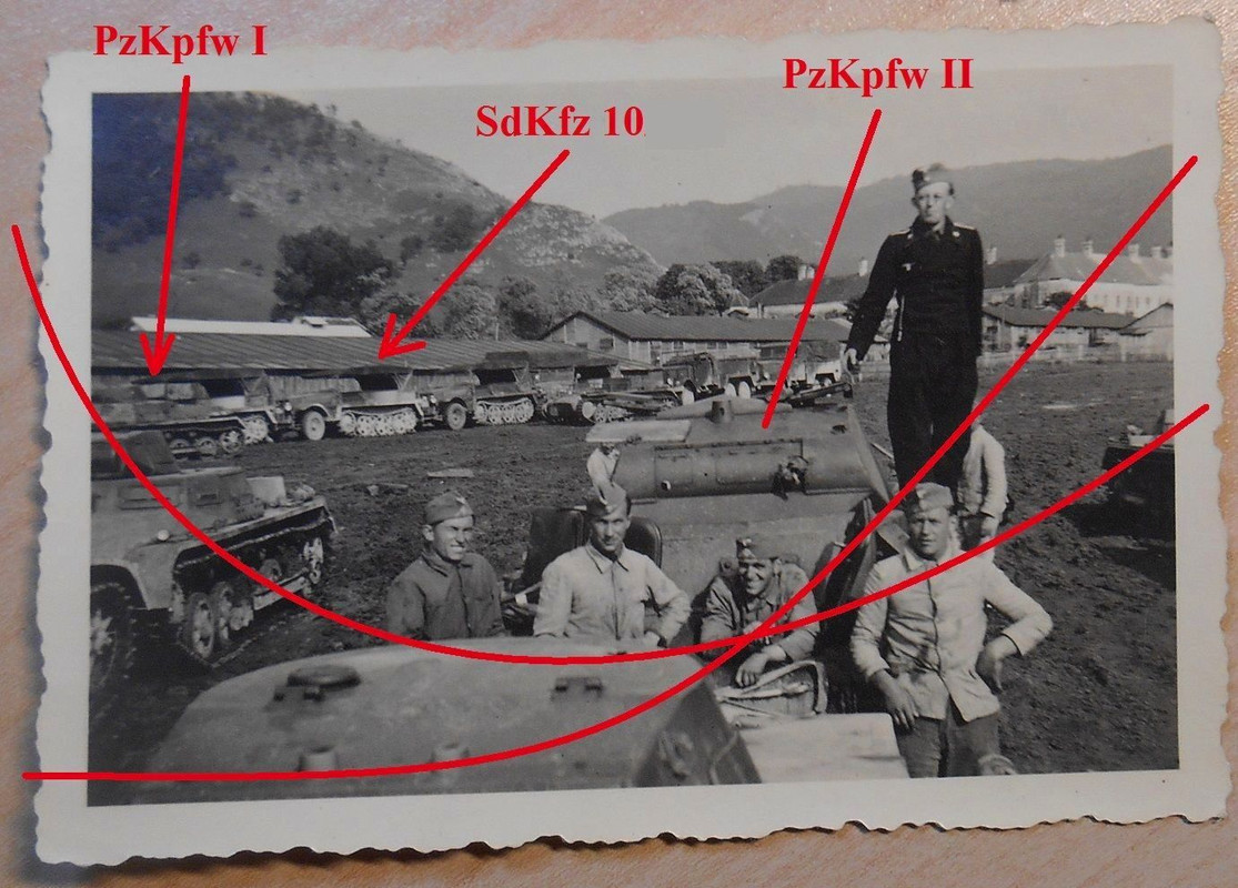2. WK Foto, Panzer Division, PzKpfw I , II, Übun