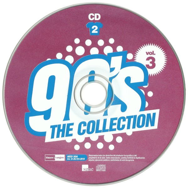 25/11/2023 - Various – 90's The Collection Vol.3 (2 x CD, Compilation)(Blanco Y Negro – MXCD 3694)   (WAV) R-13135071-1551992128-5866