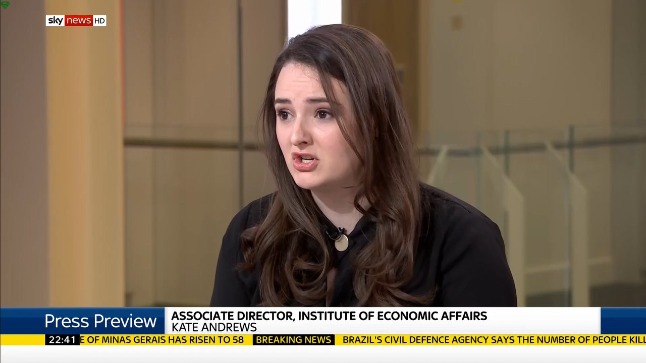 27 January - 22.00.00 - Sky News At 10. Anna Jones with the main