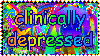 clinically depressed