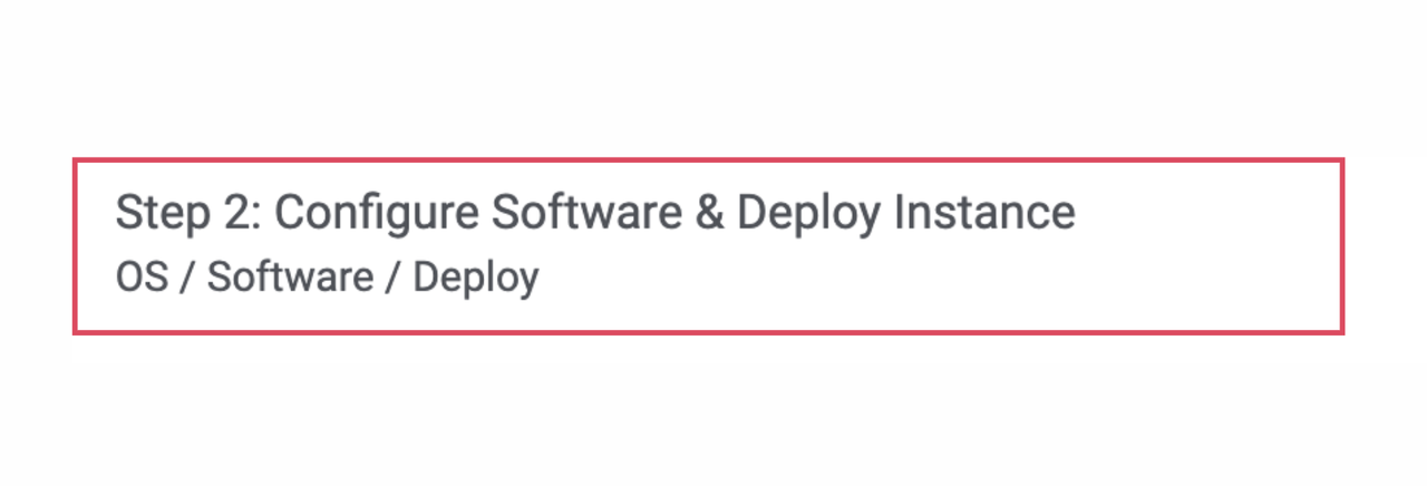 Configure Software