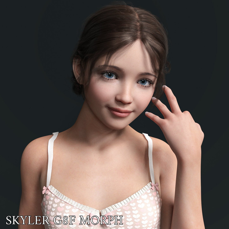 skyler character morph for genesis 8 females 01