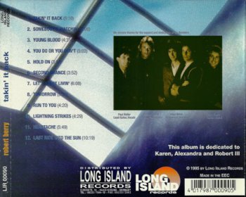 Robert Berry - Takin' It Back (1995) Lossless Robert Berry - Takin' It Back (1995) Lossless
