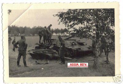 Т-34 обр.1940 (СССР) потерянный 3 МК 5 ТД Литва (02-1)